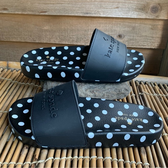 kate spade | Shoes | Nwot Kate Spade Slip On Polka Dot Slides Shoes |  Poshmark